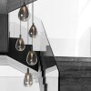 Steinhauer Glimsy lampada a sospensione LED rotonda 5 luci regolabile 40 cm