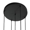 Steinhauer Glimsy lampada a sospensione LED rotonda 5 luci regolabile 40 cm