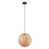 Steinhauer Bollique lampada a sospensione globo rotondo moderna E27, lunghezza 40 cm