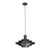 Steinhauer Cirque lampada a sospensione moderna ad anelli concentrici E27 50 cm