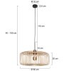 Steinhauer Sparkled Light lampadario a gabbia rotondo moderno regolabile E27