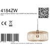 Steinhauer Sparkled Light lampadario a gabbia rotondo moderno regolabile E27