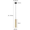 Steinhauer Tubel lampada a sospensione tubolare moderna, pendente cilindrico GU10
