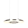 Steinhauer Soleil lampada a sospensione rotonda moderna a 2 luci LED, 32 cm