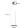 Steinhauer Soleil lampada a sospensione rotonda moderna a 2 luci LED, 32 cm