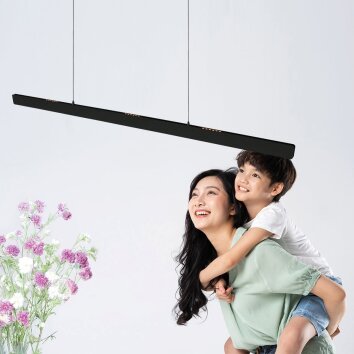 Steinhauer Fluxy lampada a sospensione lineare LED moderna 9 luci 2700K 4000lm 26W