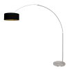 Steinhauer Sparkled Light lampada ad arco da terra regolabile, altezza 240 cm