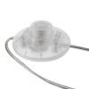 Steinhauer Sparkled Light lampada ad arco da terra regolabile, altezza 240 cm