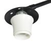 Steinhauer Lampada da terra Sparkled Light, paralume cilindrico dorato regolabile