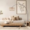Steinhauer Sparkled Light lampada ad arco da terra 240 cm E27 regolabile