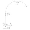 Steinhauer Sparkled Light lampada da terra ad arco orientabile, moderna, per soggiorno