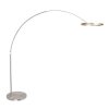 Steinhauer Ringlux piantana ad arco lampada da terra LED moderna regolabile a 2 luci