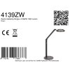 Steinhauer Ringlux lampada da tavolo LED regolabile, lampada da lettura moderna
