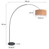Steinhauer Curve lampada da terra ad arco moderna, lampada da lettura, E27