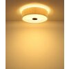 Globo Jannie plafoniera rotonda lampada da soffitto 3 luci E27 50 cm moderna
