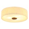 Globo Jannie plafoniera rotonda lampada da soffitto 3 luci E27 50 cm moderna