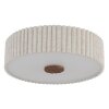 Globo Jannie plafoniera rotonda lampada da soffitto 3 luci E27 50 cm moderna