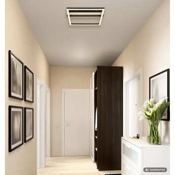Globo Estrada plafoniera da soffitto LED rettangolare moderna 3000 K 1890 lm 18 W