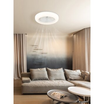 Globo Ferrell plafoniera LED rotonda con telecomando 1650 lm 2700-6500 K 15 W