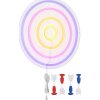 Globo Darteri applique LED da parete bersaglio neon moderna decorativa per cameretta