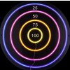 Globo Darteri applique LED da parete bersaglio neon moderna decorativa per cameretta