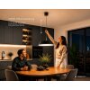 Globo Silena lampada a sospensione LED moderna regolabile per sala da pranzo