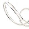 Globo Evangeline lampada a sospensione ad anello LED moderna con telecomando, 60 cm