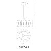 Globo Arlen lampadario a sospensione a gabbia design E27 ø 35 cm moderno retrò