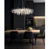 Globo Maxine lampadario a sospensione a cascata 14 luci G9, design moderno 120 cm