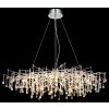 Globo Maxine lampadario a sospensione a cascata 14 luci G9, design moderno 120 cm