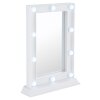 Globo Verna specchio da trucco LED da tavolo, specchio cosmetico con illuminazione