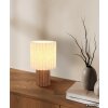 Globo Jannie lampada da tavolo design moderna retrò E27 con paralume plissettato