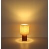 Globo Jannie lampada da tavolo design moderna retrò E27 con paralume plissettato