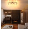 Globo Olin plafoniera a 4 luci barra faretti da soffitto attacco E27 4x40 W