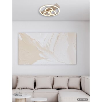 Globo Darryl I plafoniera LED moderna rotonda 40 W 4410 lm 3000/4000/6000 K