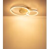 Globo Sanford plafoniera LED da soffitto a doppio anello, 3000K 3185 lumen 30W