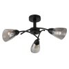 Globo Paula plafoniera moderna a 3 luci, lampada da soffitto rotonda E14 Ø 52 cm