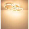 Globo Rubio Lampada da soffitto LED a 3 anelli moderna, 3000 K, 7750 lm, 72 W