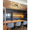 Globo Spiro plafoniera da soffitto LED a spirale moderna per cucina e soggiorno