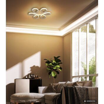 Globo Orbita LED plafoniera lampada da soffitto ad anelli moderna per soggiorno