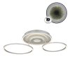 Globo Miles plafoniera LED, lampada da soffitto moderna a 3 anelli per soggiorno