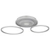 Globo Miles plafoniera LED, lampada da soffitto moderna a 3 anelli per soggiorno