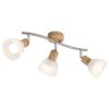 NOWA Daytona plafoniera da soffitto a 3 luci orientabili E14 moderna per interni