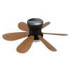 Globo Delores ventilatore da soffitto moderno con luce LED e telecomando Ø 50 cm