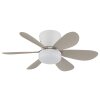 Globo Delores LED ventilatore da soffitto con luce e telecomando, diametro 51 cm