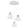 Globo Swanson lampada a sospensione moderna, lampadario a sospensione 3 luci E27