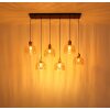 Globo Swanson lampadario a sospensione moderno a 6 luci E27, lungo 105 cm per cucina