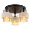 Globo Daren plafoniera, lampada da soffitto moderna a 3 luci E27, ø 37,5 cm