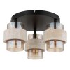 Globo Daren plafoniera, lampada da soffitto moderna a 3 luci E27, ø 37,5 cm