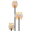 Globo Daren piantana moderna a 3 luci con interruttore sul cavo, 167 cm, E27